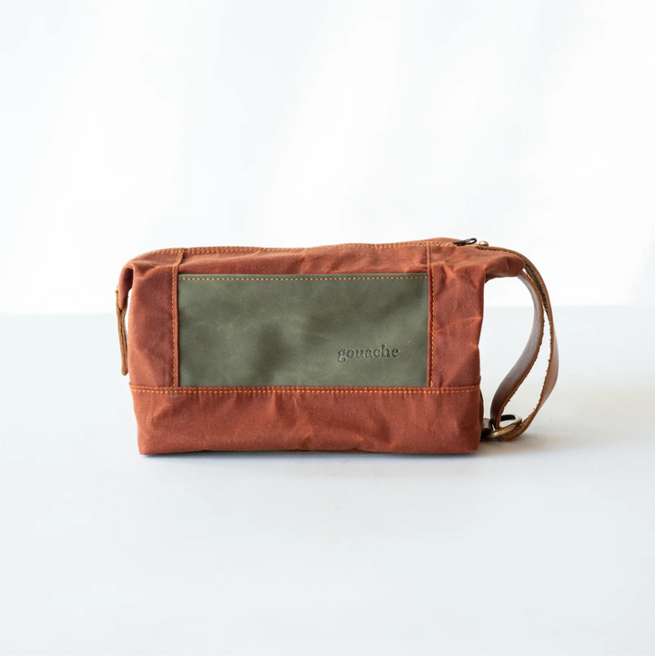 Gouache Theodore Waxed Canvas Dopp Kit