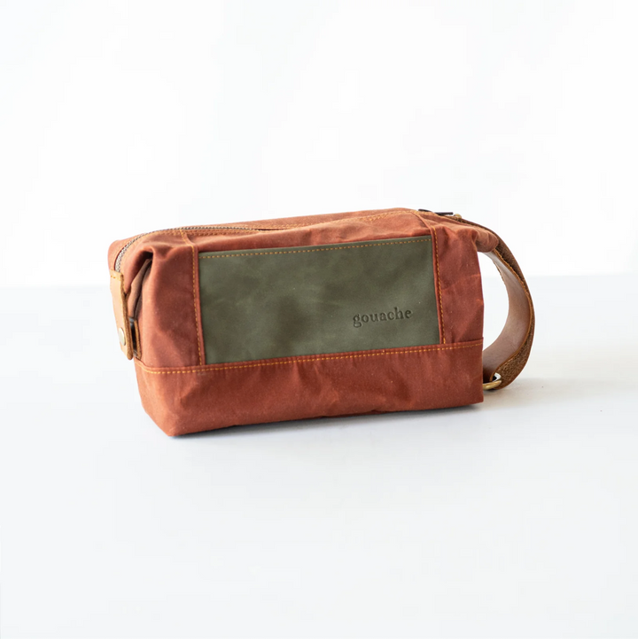 Gouache Theodore Waxed Canvas Dopp Kit
