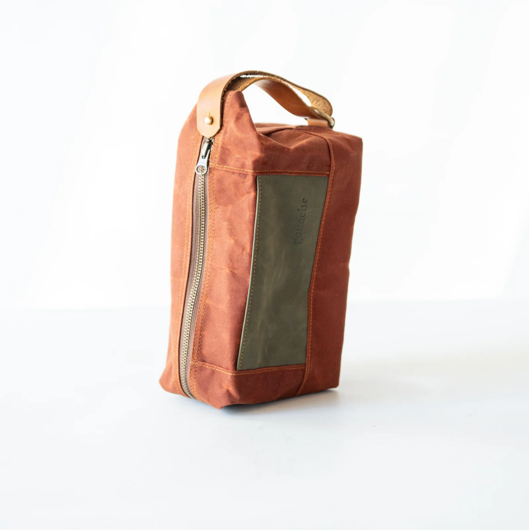Gouache Theodore Waxed Canvas Dopp Kit