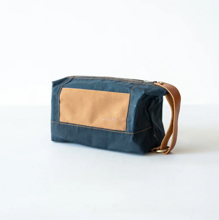 Gouache Theodore Waxed Canvas Dopp Kit