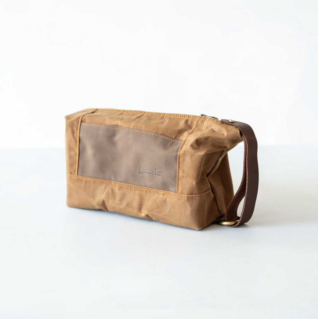 Gouache Theodore Waxed Canvas Dopp Kit