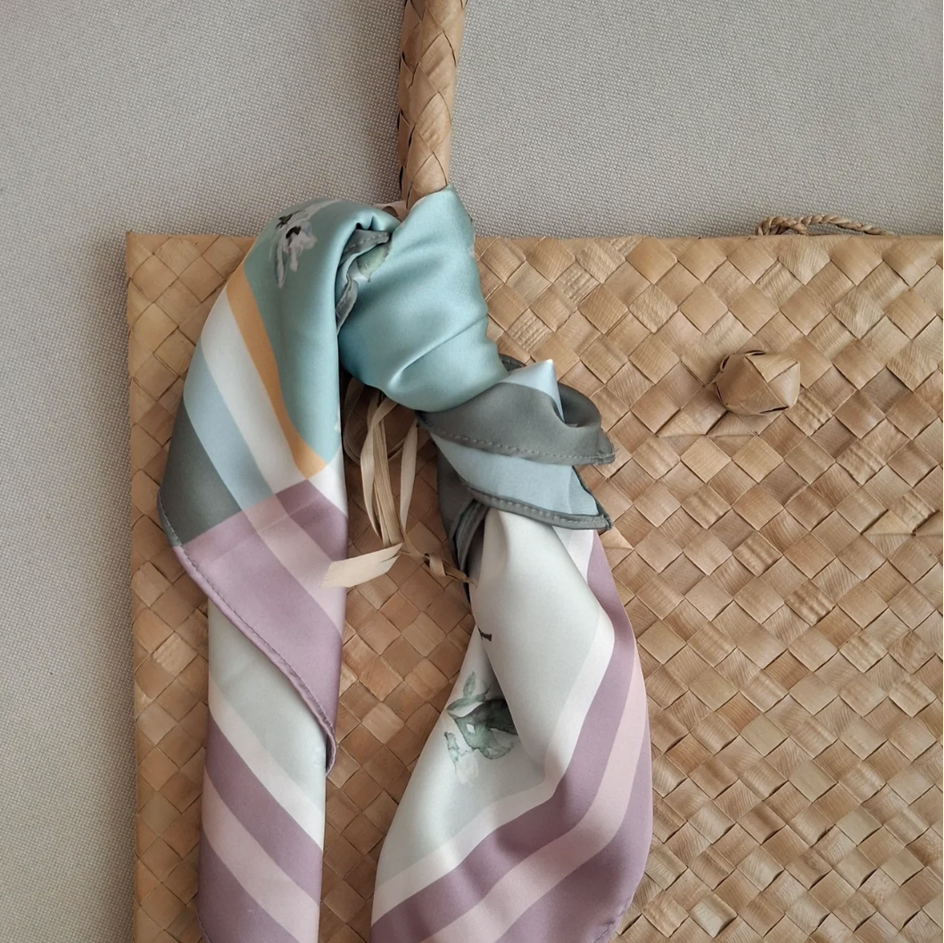 Kaliwete Creatives Sibol Sampaguita Art Scarf