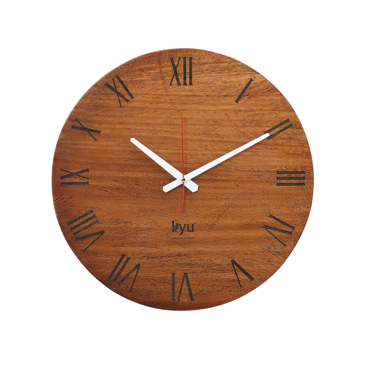 Kyu Philippines Wooden Wall Clock 18 Inches