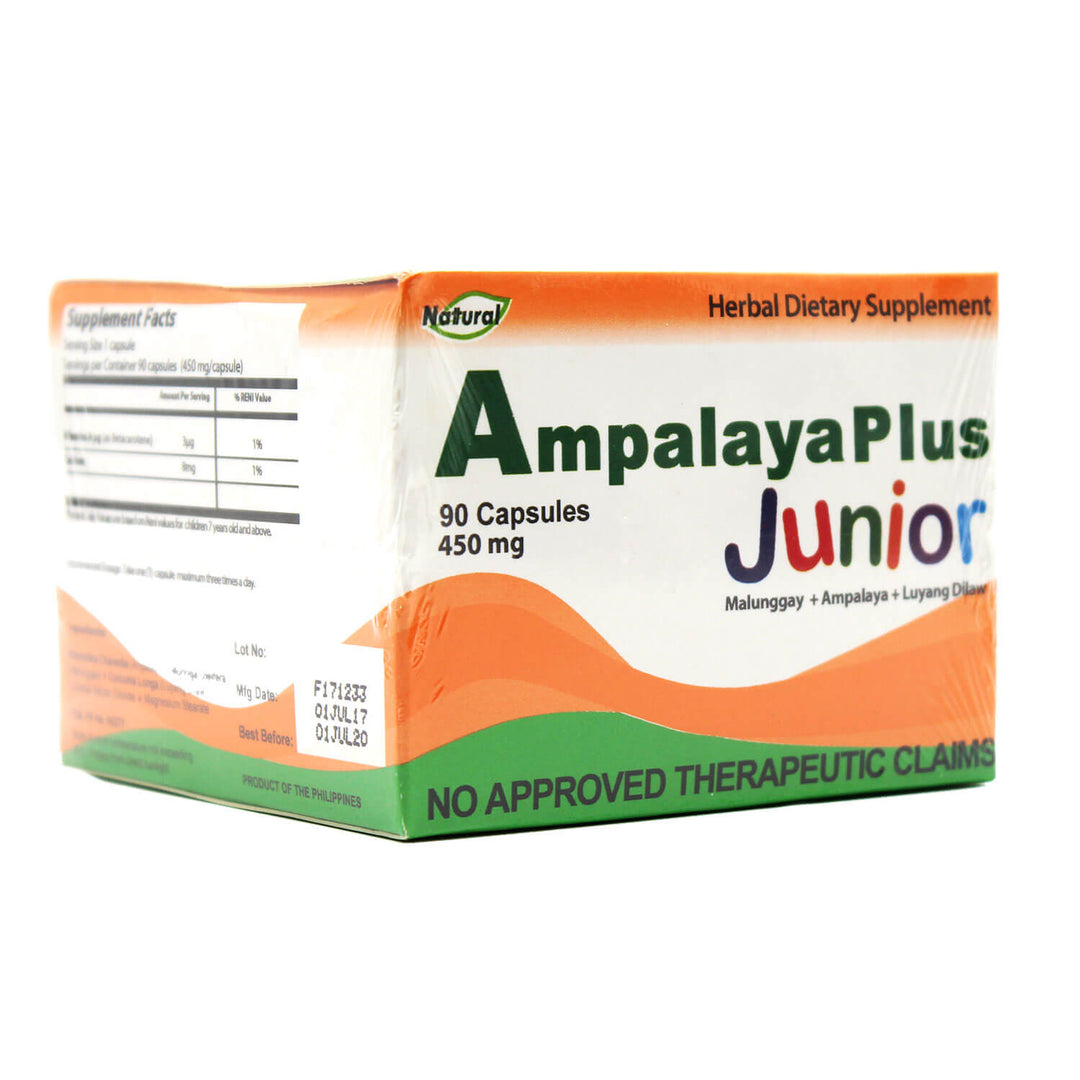 Nattural Quality Ampalaya Plus Junior Herbal Dietary Supplement