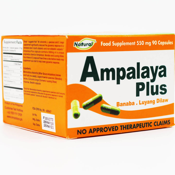 Nattural Quality Ampalaya Plus Herbal Food Supplement