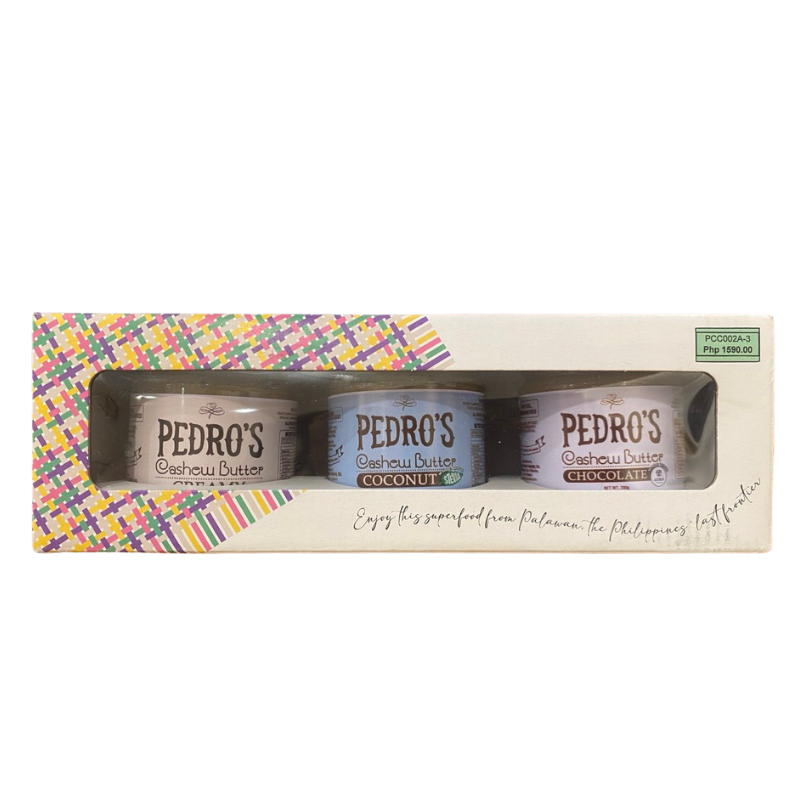 Pedro's Cashew Butter Gift Box of 3