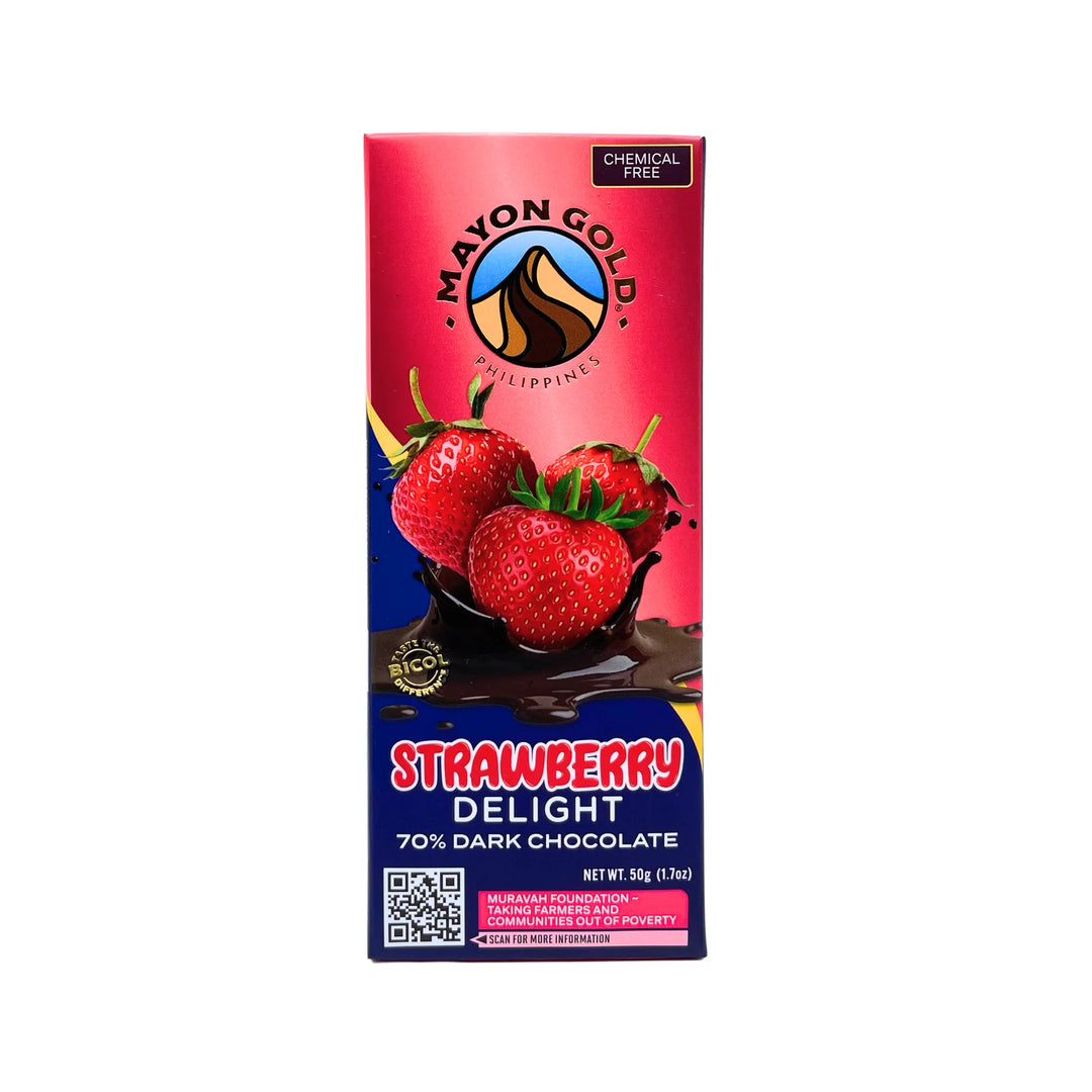 Mayon Gold Strawberry Delight Dark Chocolate