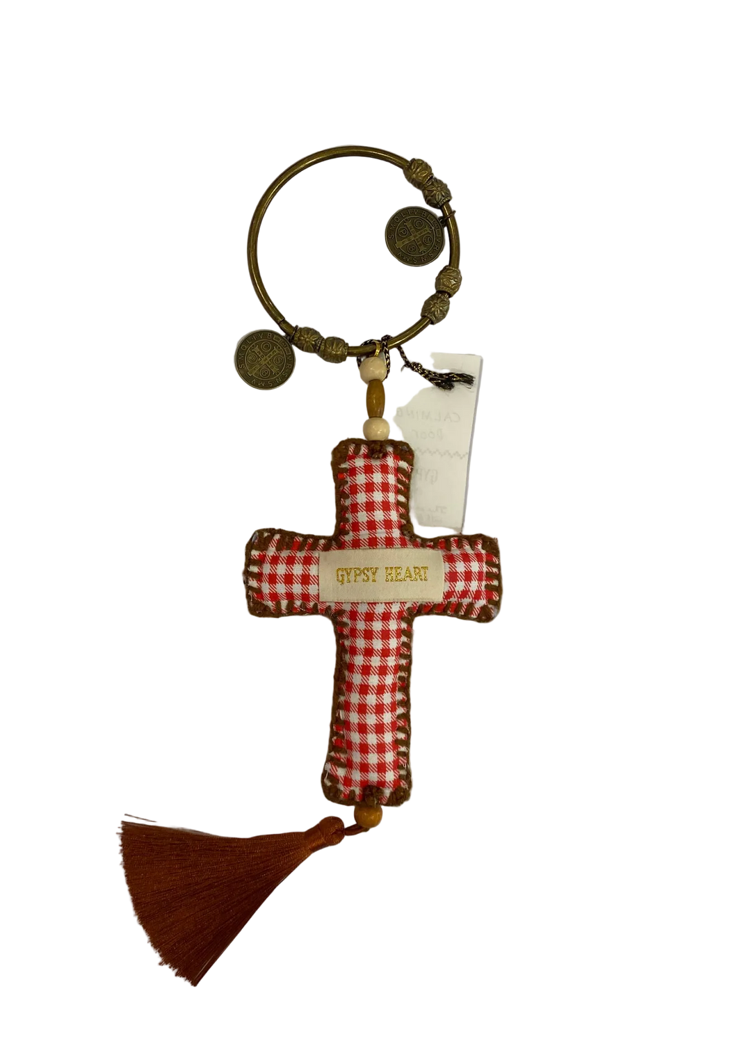 Gypsy Heart Calming Cross Door Charm