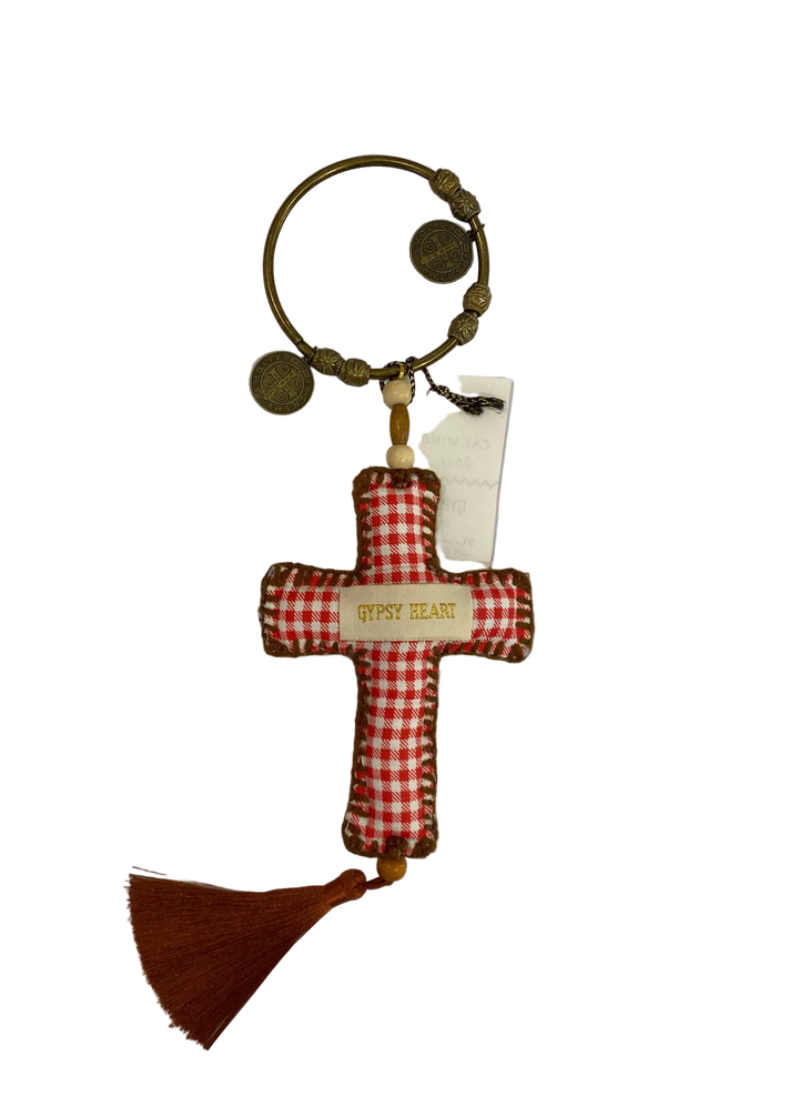 Gypsy Heart Calming Cross Door Charm