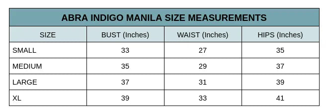 Abra Indigo Manila Malaya Coat