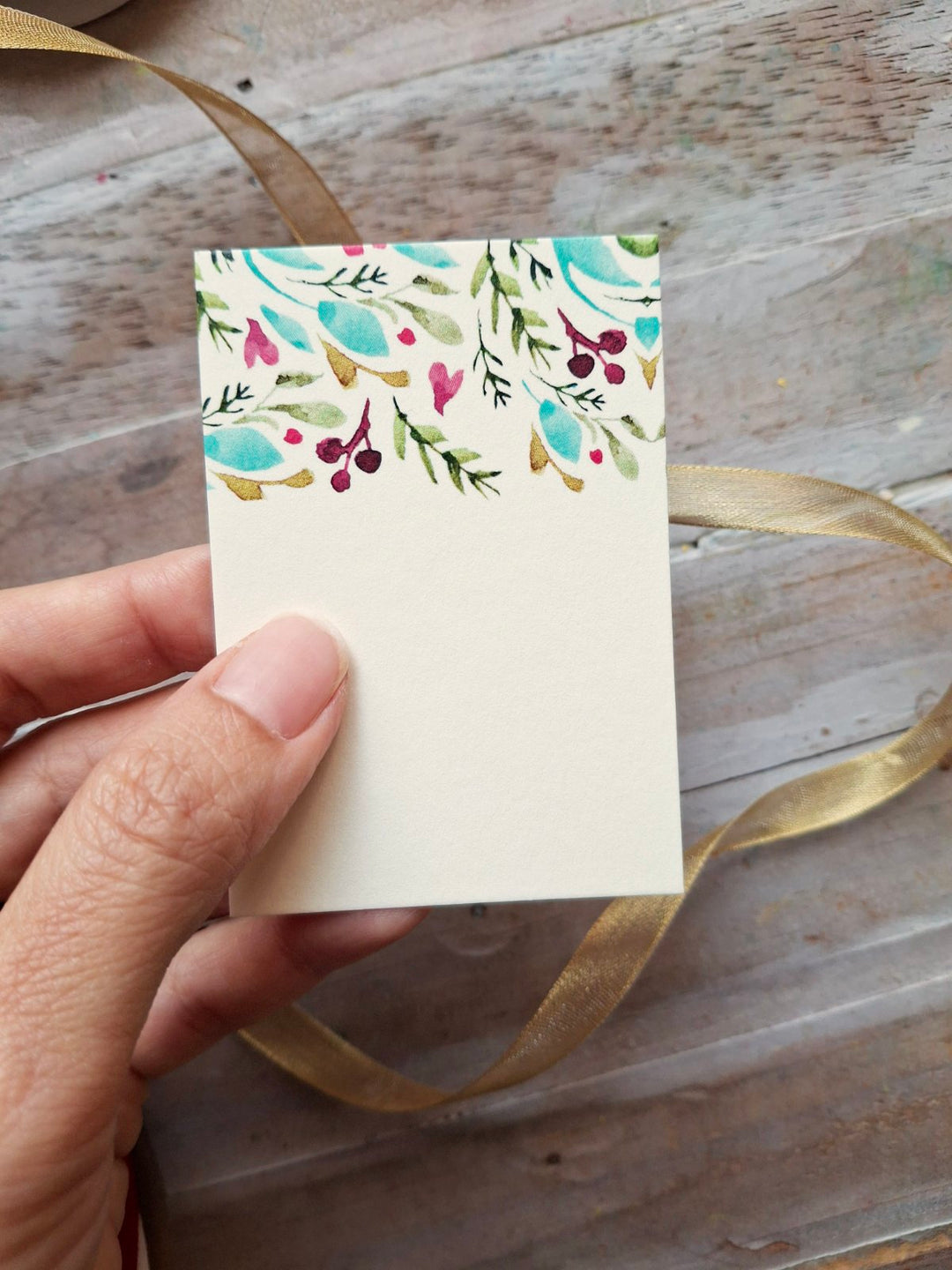 Kaliwete Creatives Cherries and Sea Foam Christmas Tag