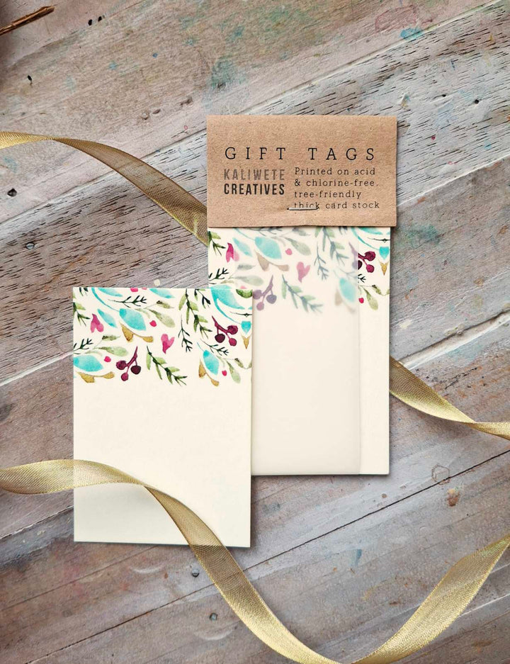 Kaliwete Creatives Cherries and Sea Foam Christmas Tag