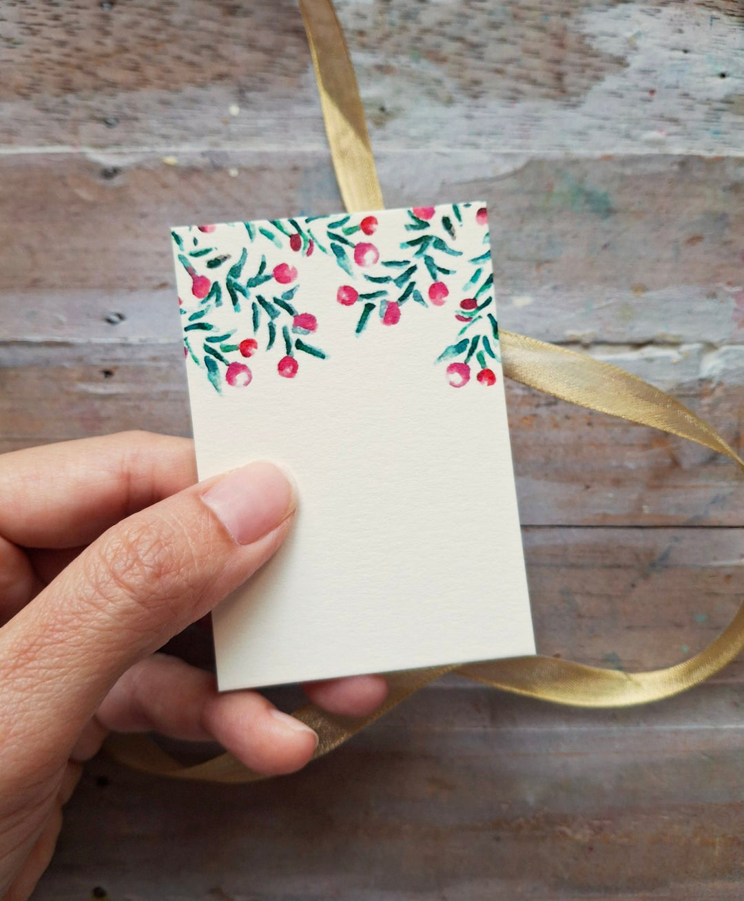 Kaliwete Creatives Traditional Christmas Gift Tag