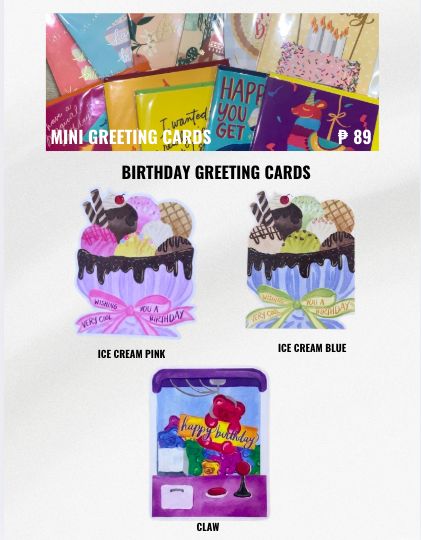 The Craft Central INK 25 Happy Birthday Mini Die-cut Cards