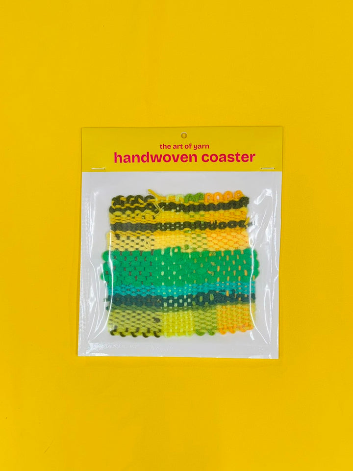 The Art of Yarn Handwoven Coaster