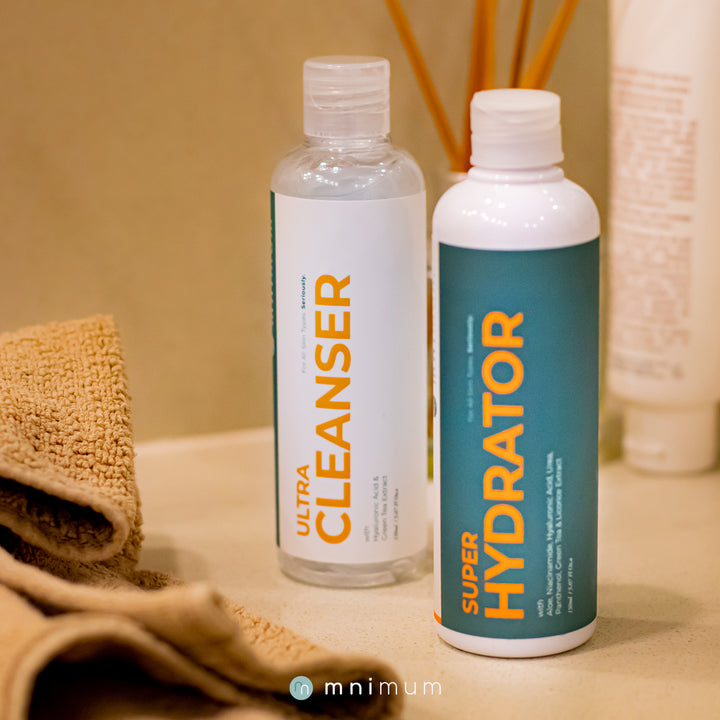 Mnimum Ultimate Barrier Pack (Ultra Cleanser and Super Hydrator)