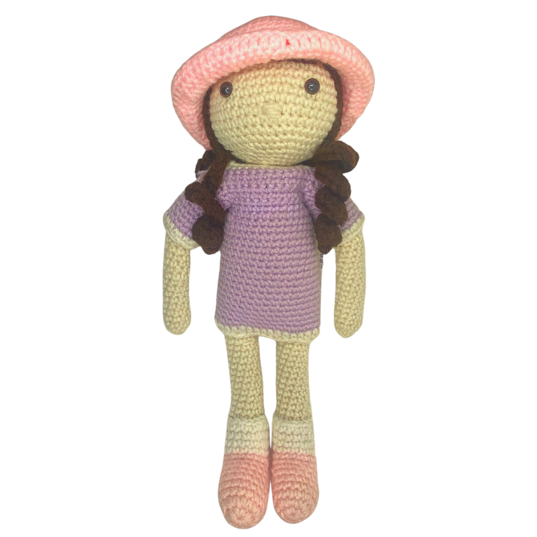 400 Lux	Hand Crocheted Girl Doll