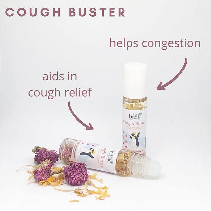 Bask Botanik Cough Buster Kid-Friendly Essential Oil Roller