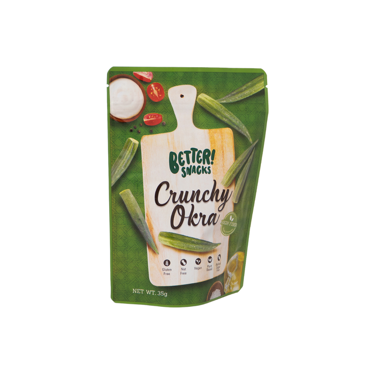 Better Snacks Crunchy Okra Vacuum-Fried Vegetable Chips