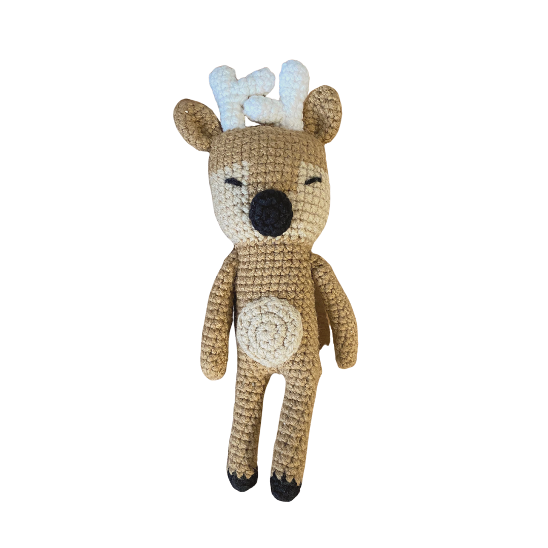 400 Lux Hand-Crocheted Deer