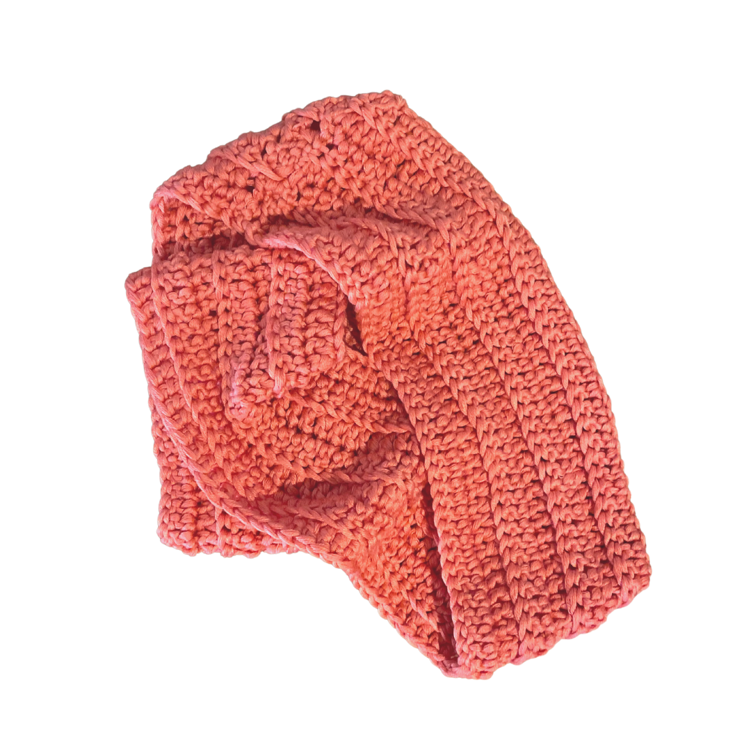 400 Lux Extra-Soft Hand-Crocheted Scarf