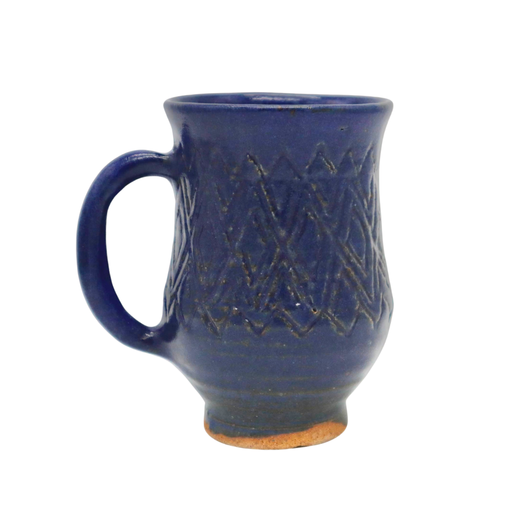 Teresita Baldo Sagada Pottery Argyle Ceramic Mug