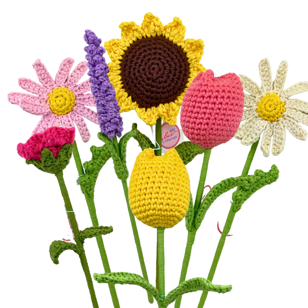 400 Lux Hand Crocheted Flower
