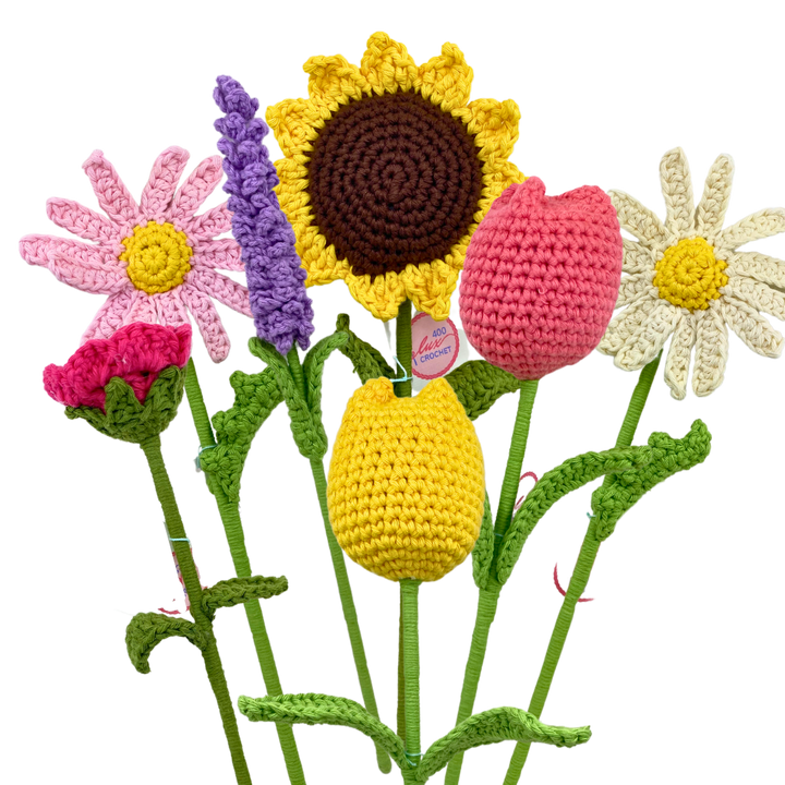 400 Lux Hand Crocheted Flower