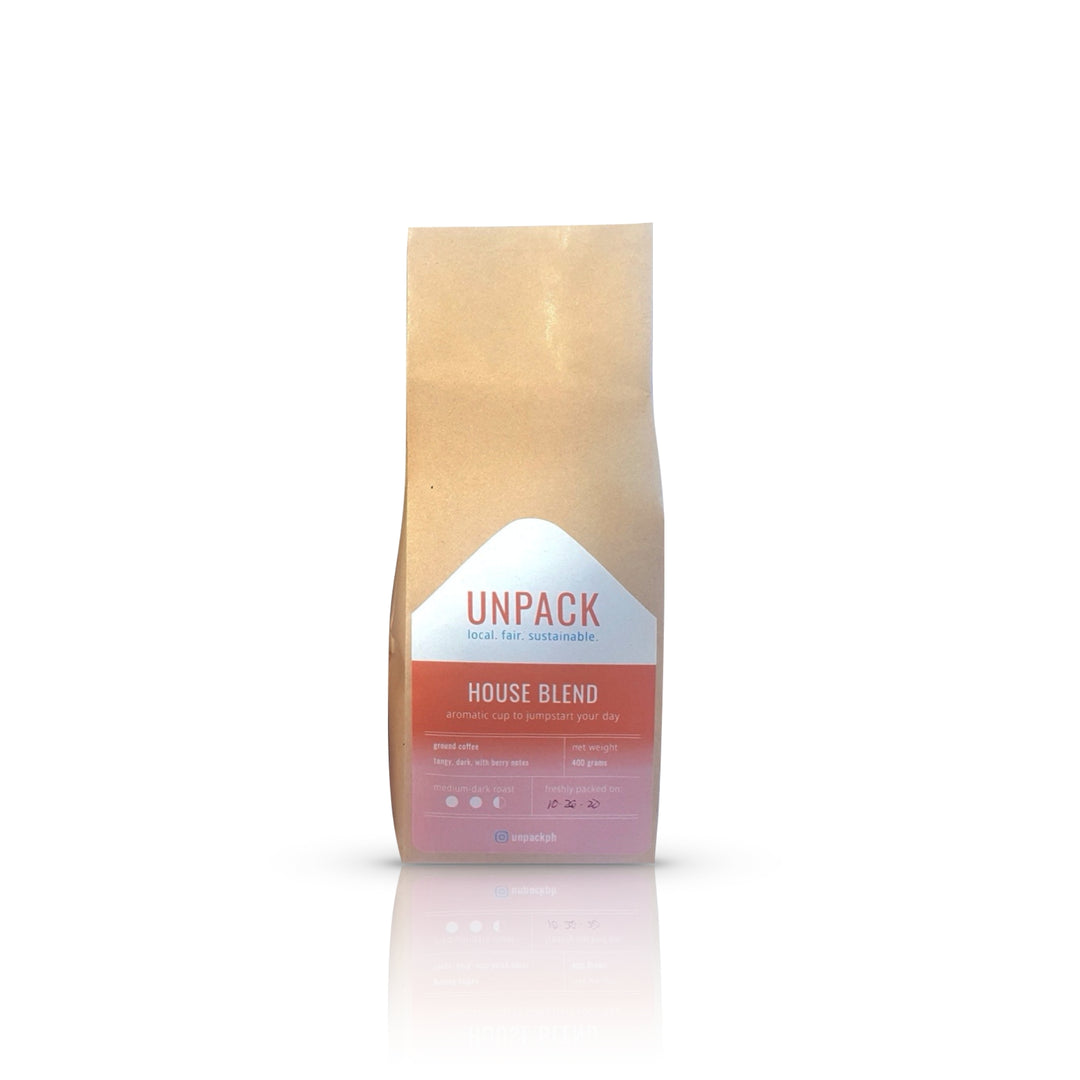 Unpack House Blend Coffee [400g] - Roots Collective PH