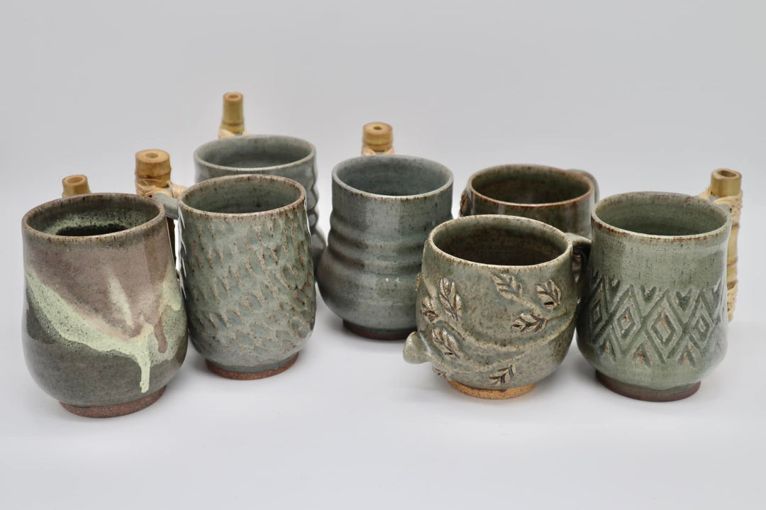 Siegrid Bangyay Sagada Pottery Argyle Ceramic Bamboo Mug
