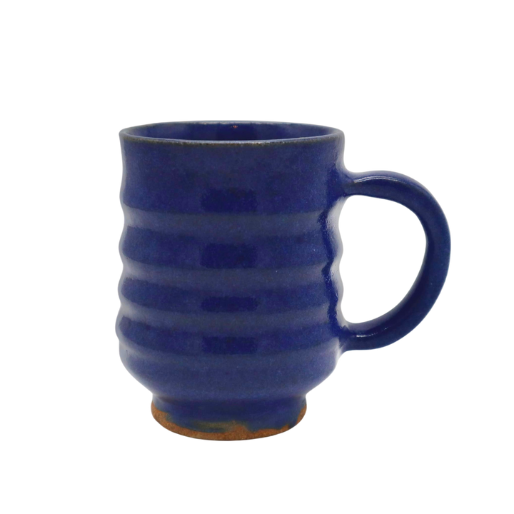 Teresita Baldo Sagada Pottery Ribbed Ceramic Mug
