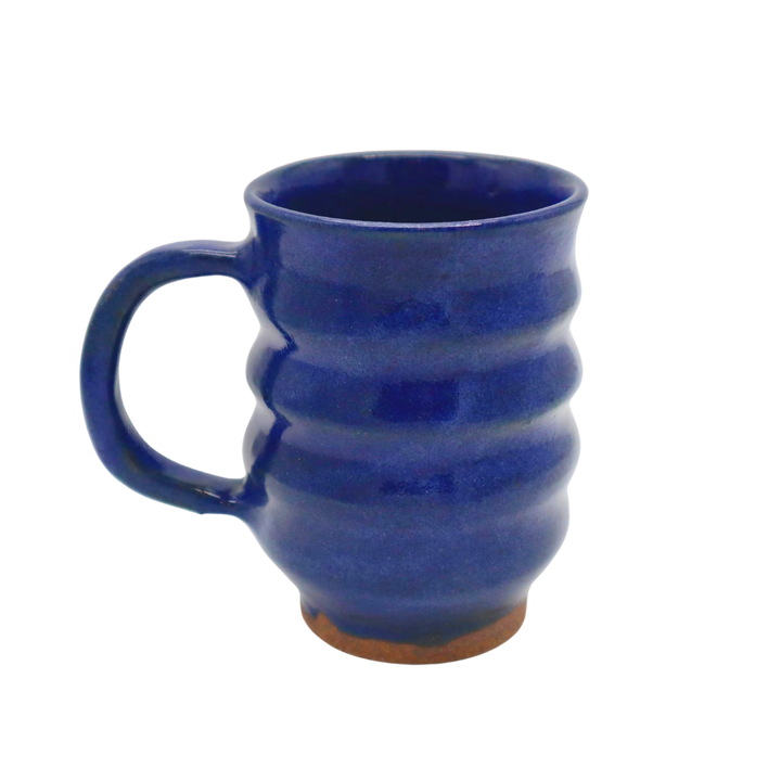 Teresita Baldo Sagada Pottery Ribbed Ceramic Mug