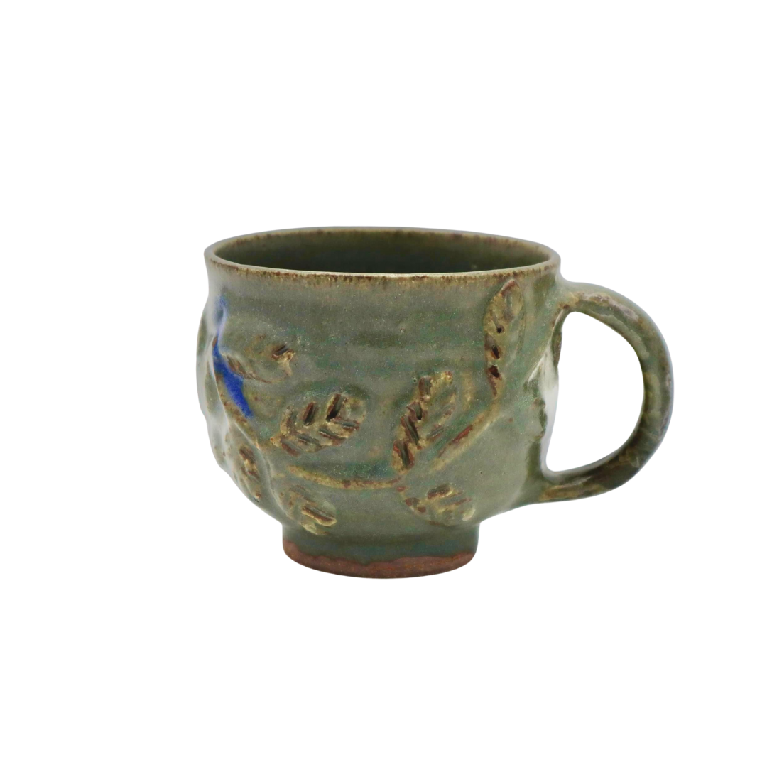 Teresita Baldo Sagada Pottery Vines Ceramic Mug