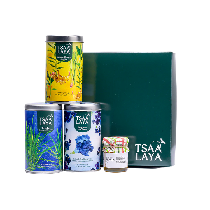 Tsaa Laya Canister and Honey Gift Box