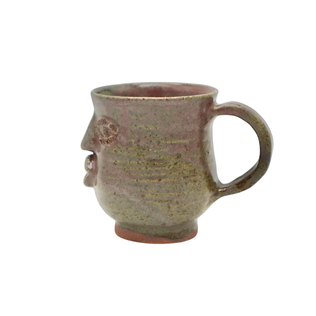Teresita Baldo Sagada Pottery Ceramic Face Mug
