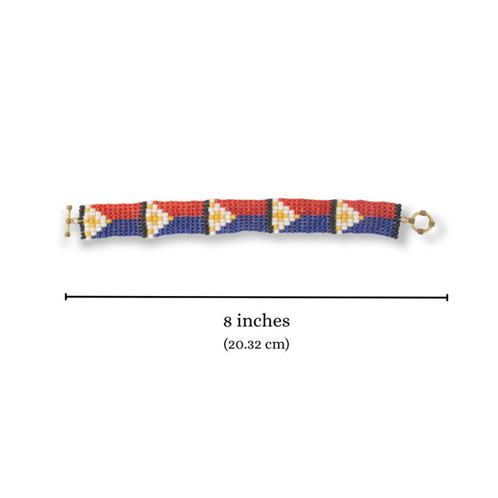 ReCe Apparel Kalayaan PH Flag Bracelet