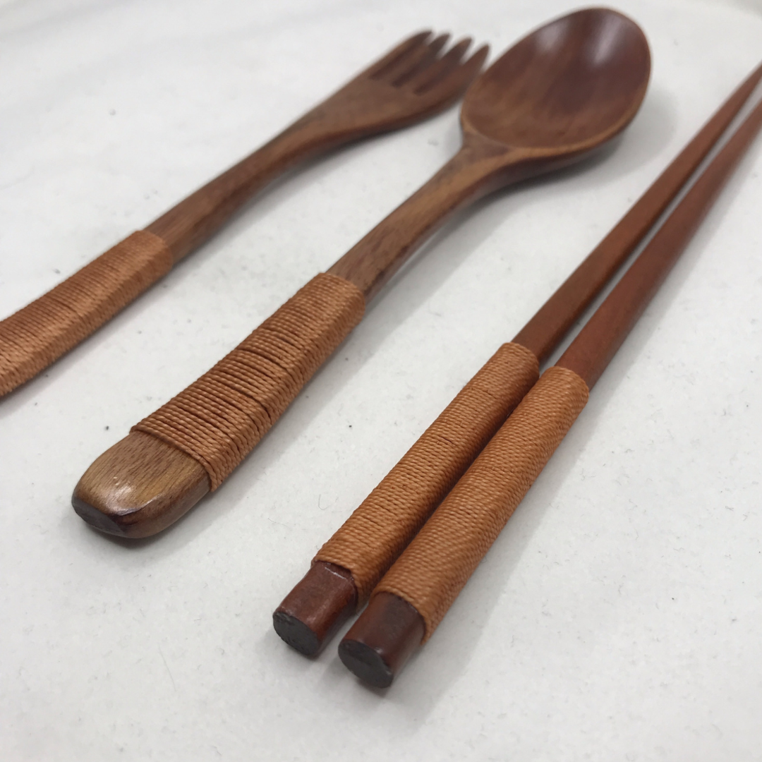 Mimi and Me Wooden Utensils Set
