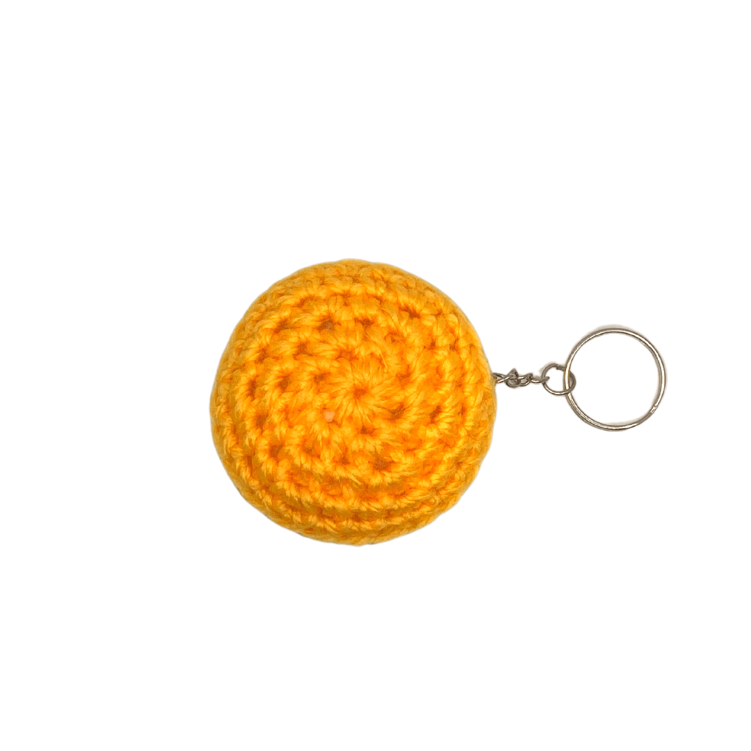 400 Lux Hand-Crocheted Macaron Keychain