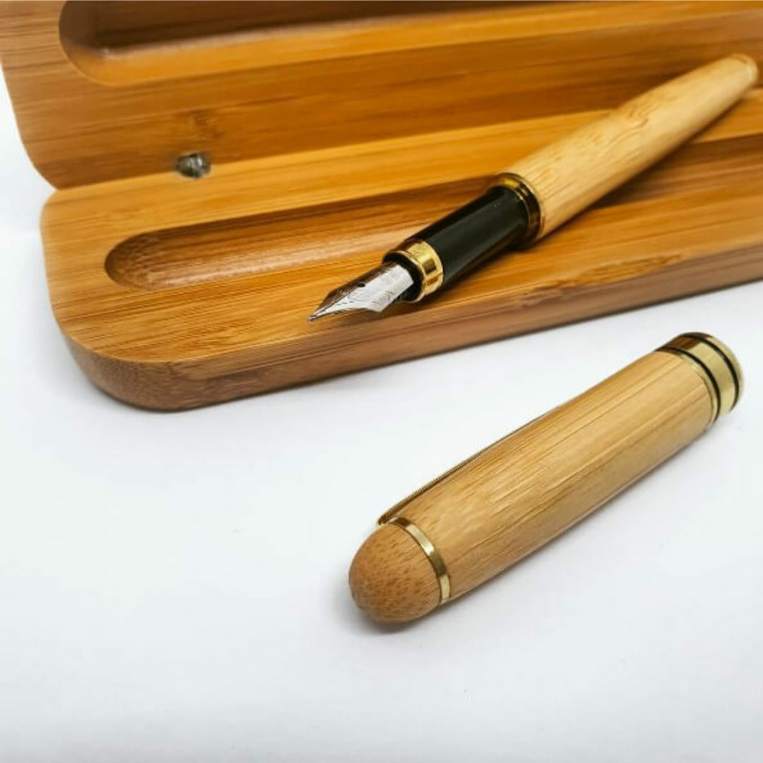 The Bamboo Company Personalized Lakbawayan Bamboo Fountain Pen