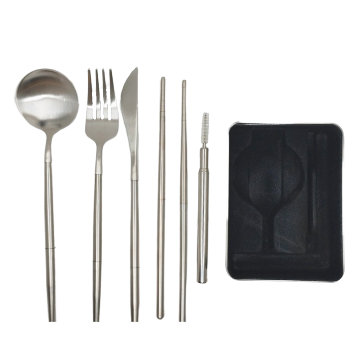 Eco-Loving Ideas Collapsible Metal Cutlery