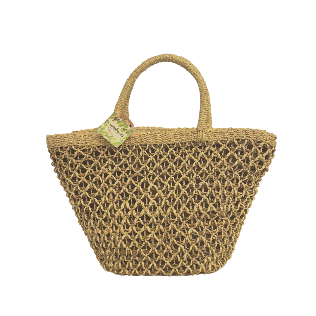 Remdavies Abaca Eyelet Bag with Lining
