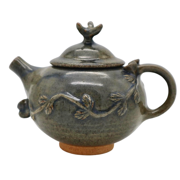 Siegrid Bangyay Sagada Pottery Ceramic Tea Set with Four Cups