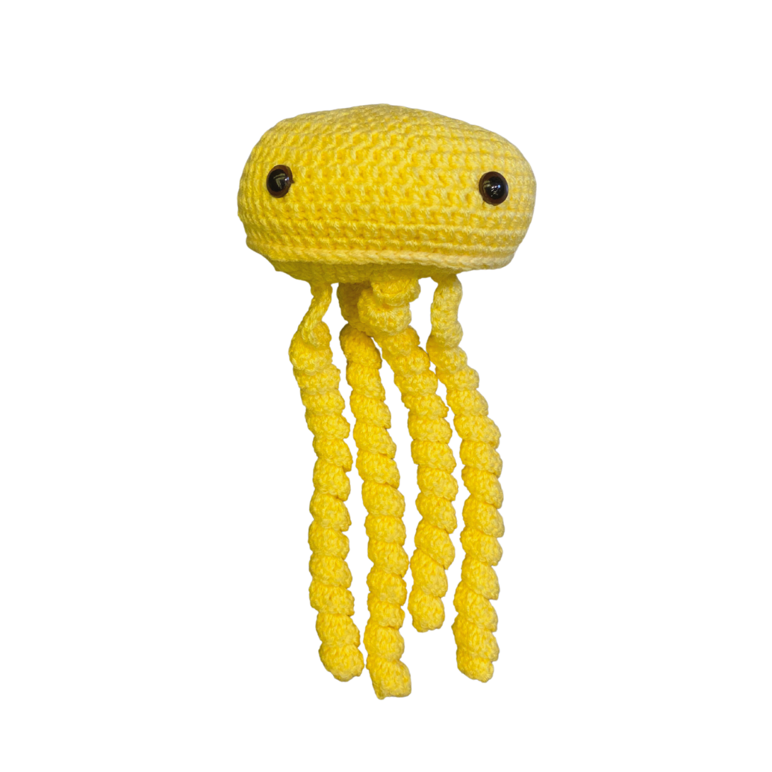 400 Lux Hand-Crocheted Jellyfish