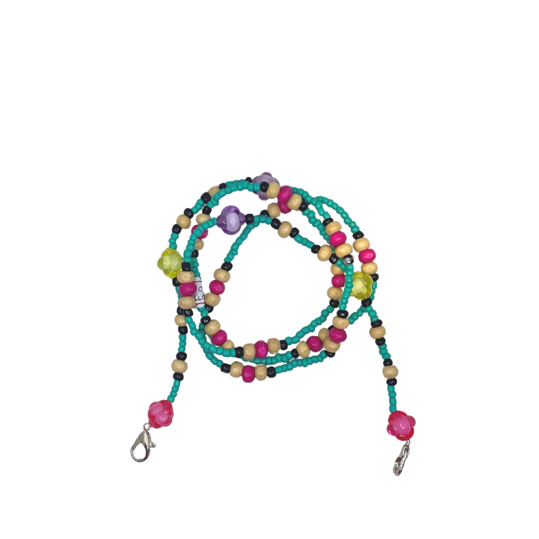 HABI Footwear and Lifestyle Beaded Mask Necklace