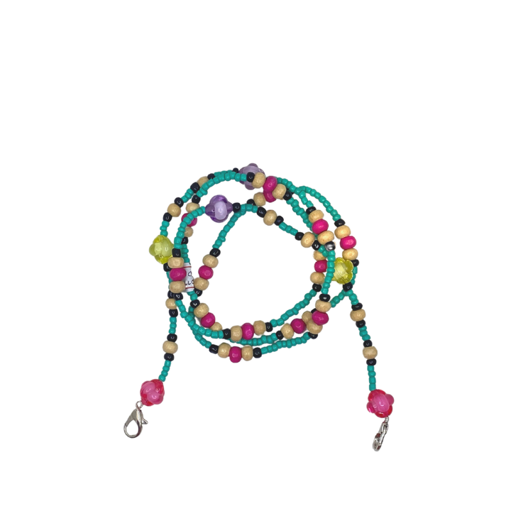 HABI Footwear and Lifestyle Beaded Mask Necklace