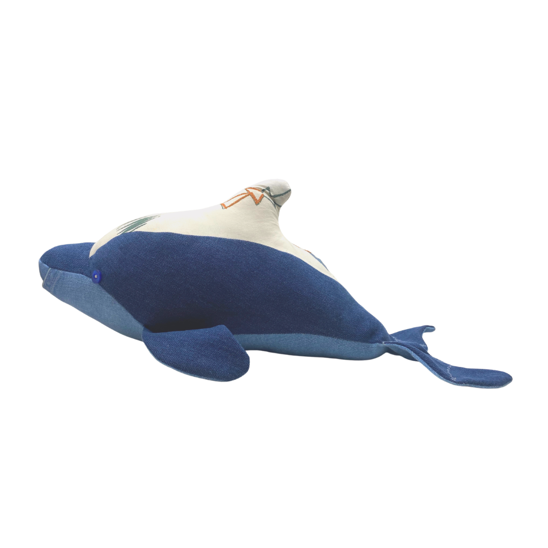 Tagpi-Tagpi Dolphin Plushie