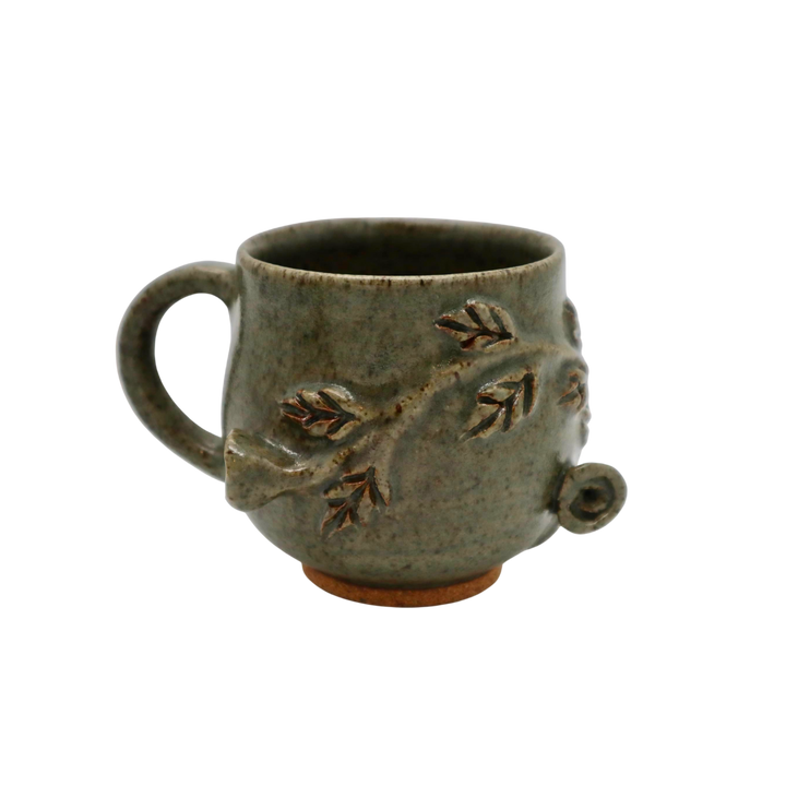 Siegrid Bangyay Sagada Pottery Flower Ceramic Mug