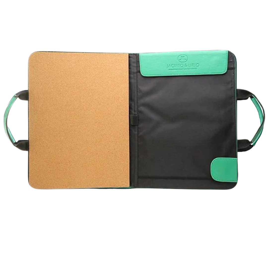Jacinto and Lirio Alamat Vision Board Monthly Vegan Leather Desk Planner