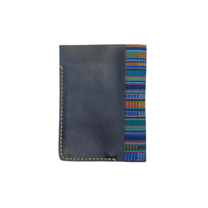 Obrano Leather and Heritage Weaves Passport Holder