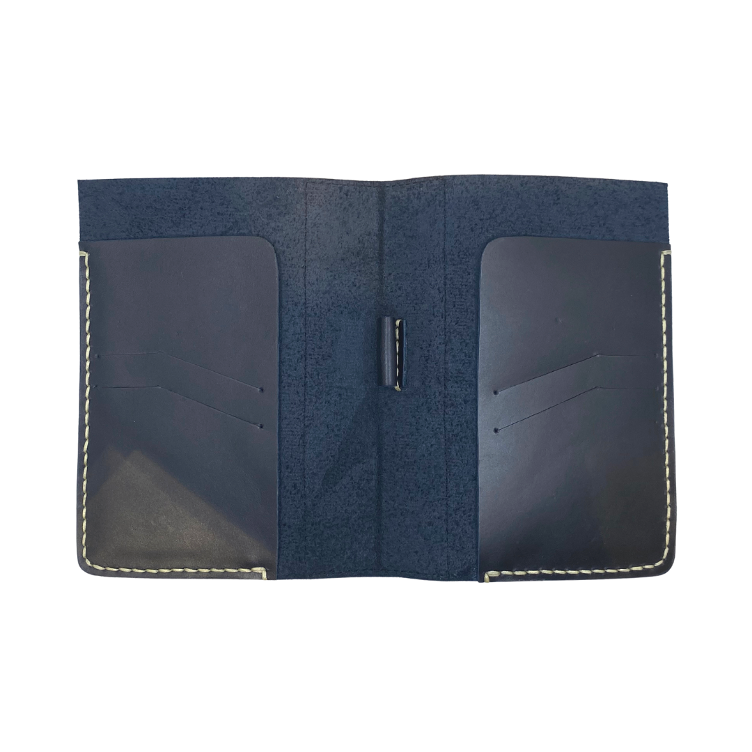 Obrano Leather and Heritage Weaves Passport Holder